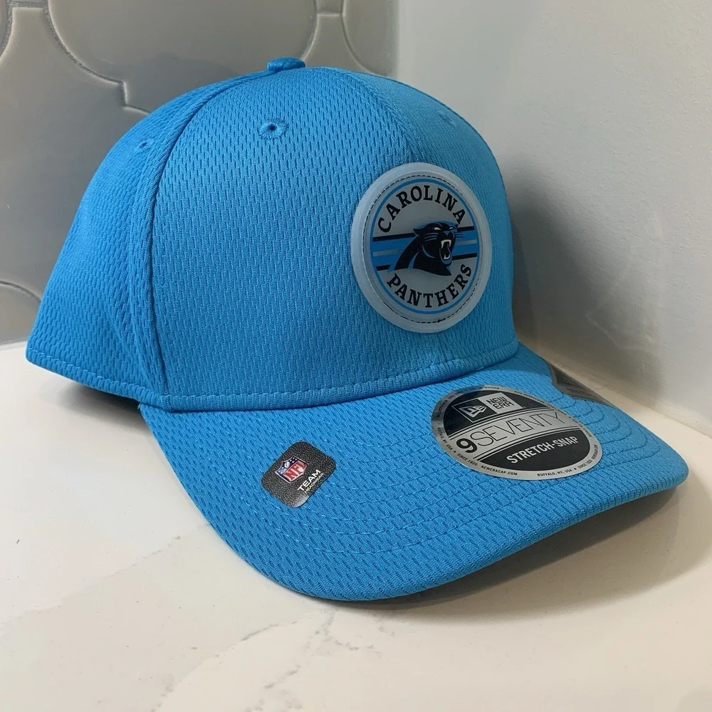 New Era Carolina Panthers 9SEVENTY Stretch Snap Adjustable Snapback Cap Hat OSFM